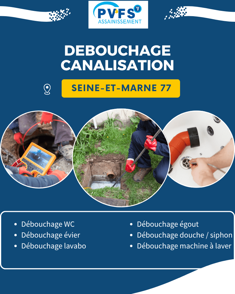 debouchage canalisation 77